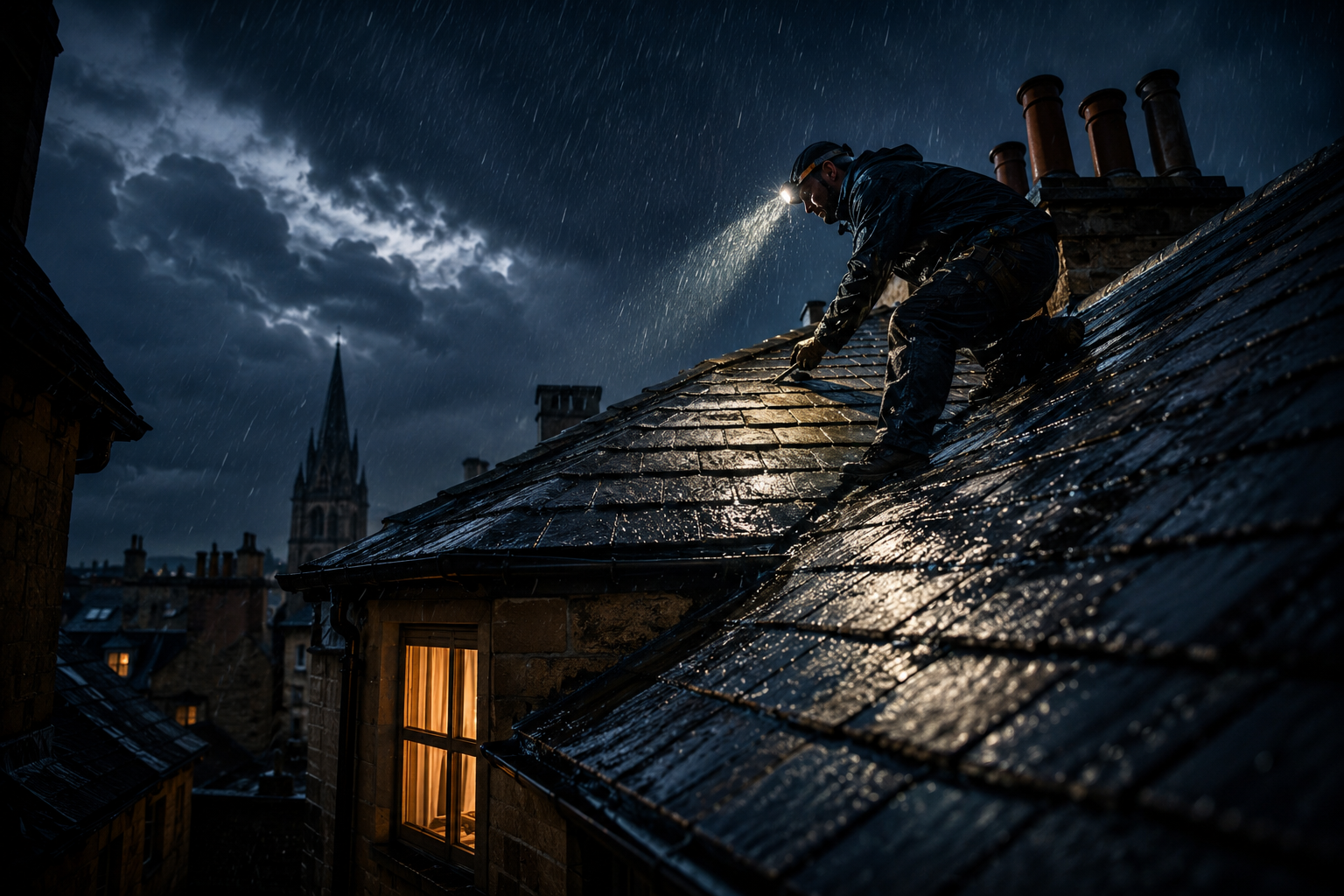 Roof Leaking? What to Do Right Now — An Oxford Emergency Guide